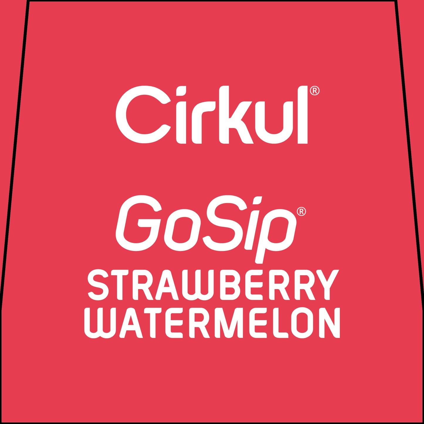 Gosip Strawberry Watermelon Flavor Cartridge, Drink Mix, 1-Pack