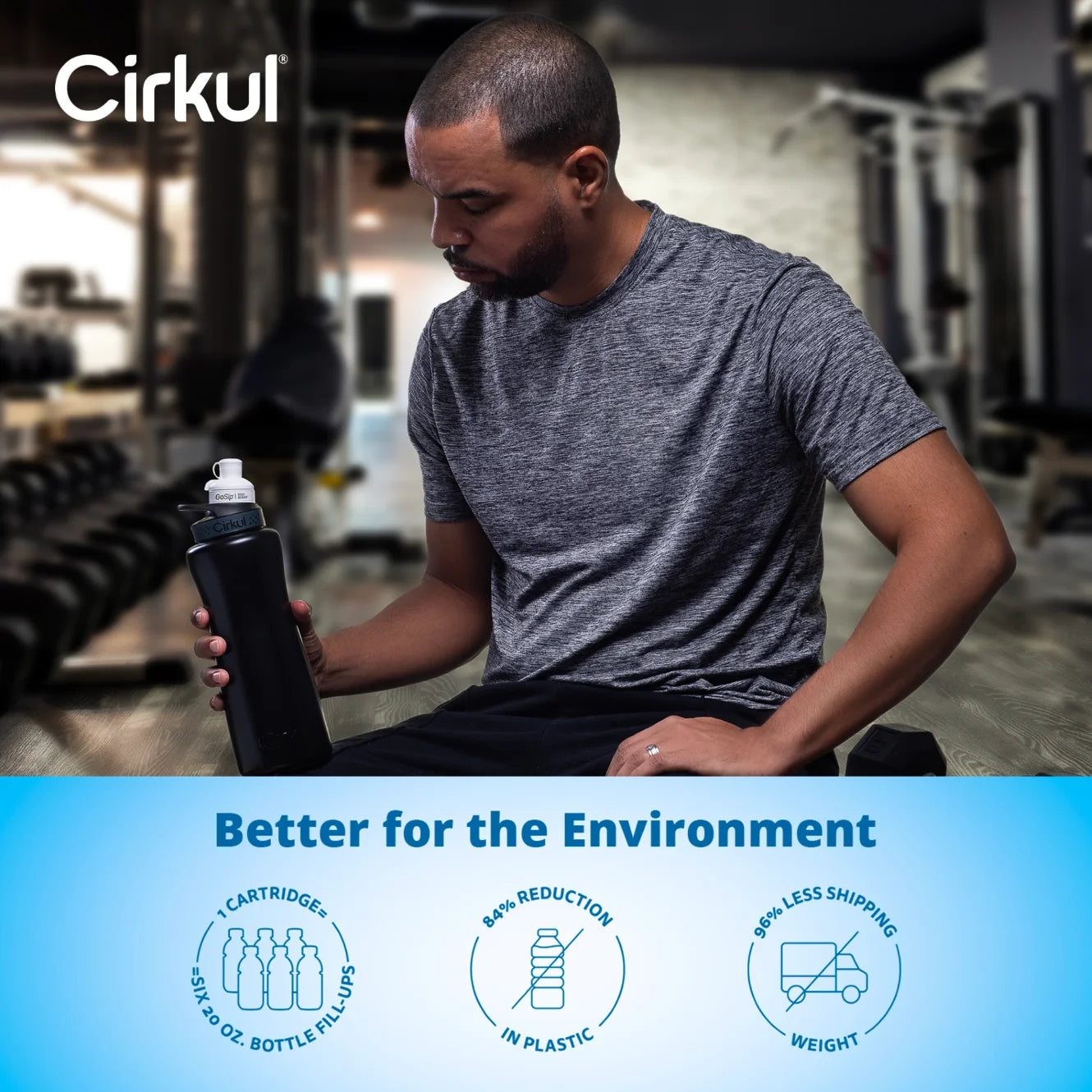 32Oz Matte Black Stainless Steel Starter Kit with Matte Black  Lid 2.0 and 2 Flavor Cartridges (Blueberry Grape & Kiwi Berry)