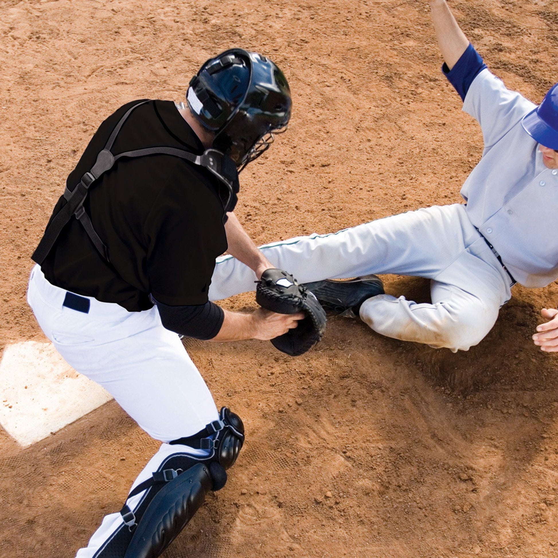 Throw down Baseball Base Set, White Rubber, 3 Lb