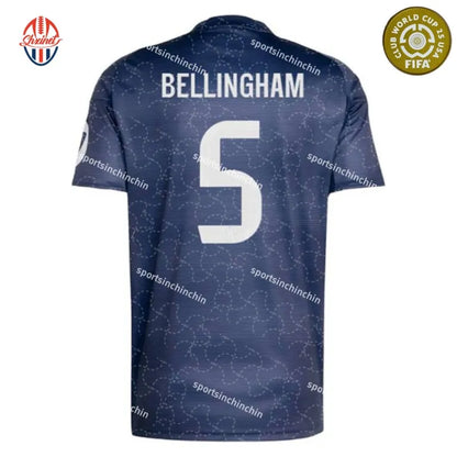 2025 Season Mbappe 9 Bellingham 5 Club World Cup Adult Soccer Jerseys 7 Cairo 10 Modric 9 Benzema 8 Kroos Kids Training Sports Match Short Sleeve Casual Soccer Jersey