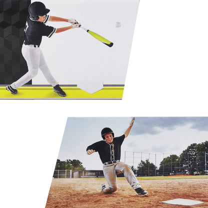 Throw down Baseball Base Set, White Rubber, 3 Lb