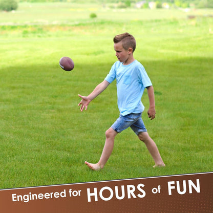 Foam Football - 7.25" Easy Grip Small Football for Kids - Kids Football Youth Size - Quality Soft Foam Toddler Footballs