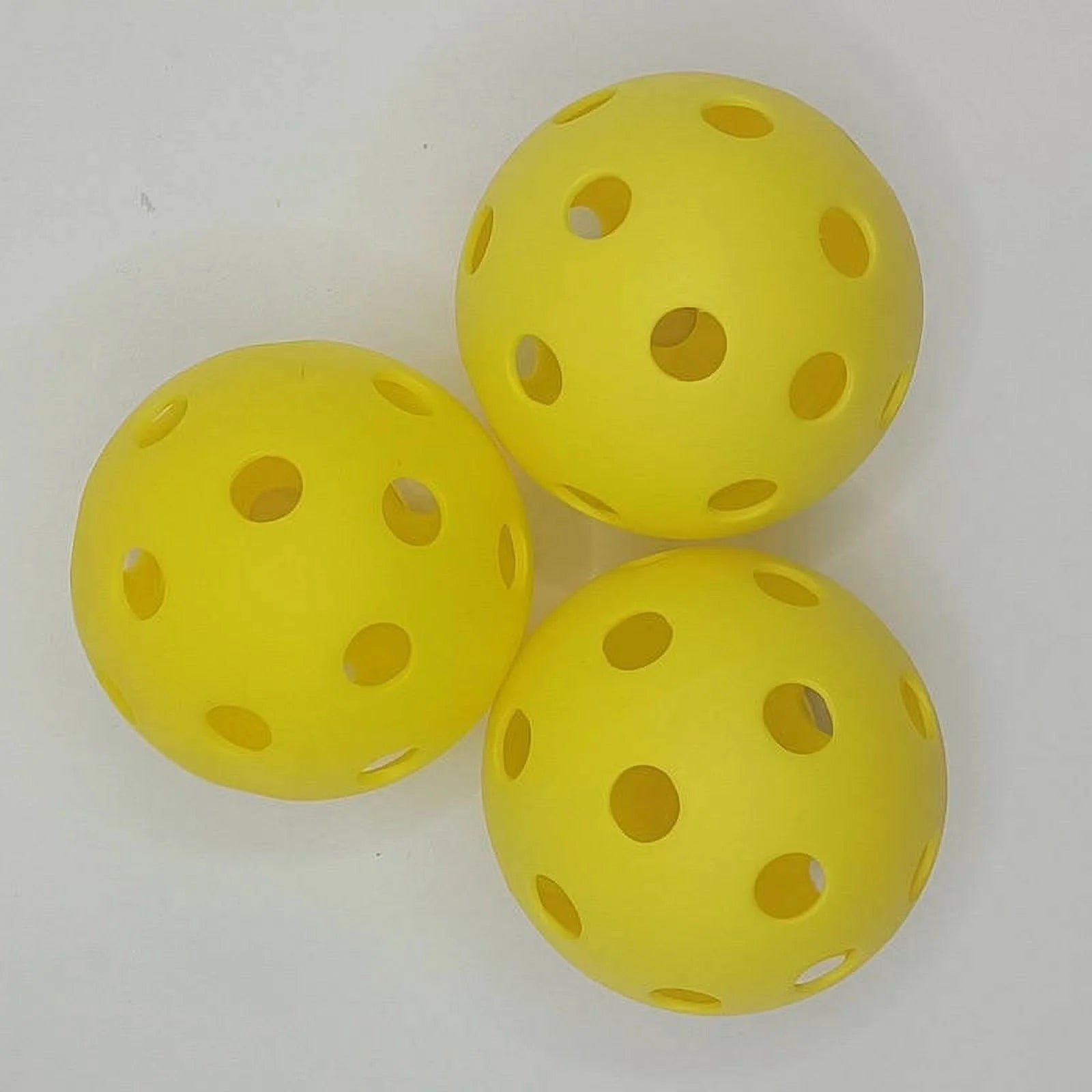 Sports Indoor Outdoor Play Pickleball 40 Hole, 4 Pack - USAPA Approved, Yellow