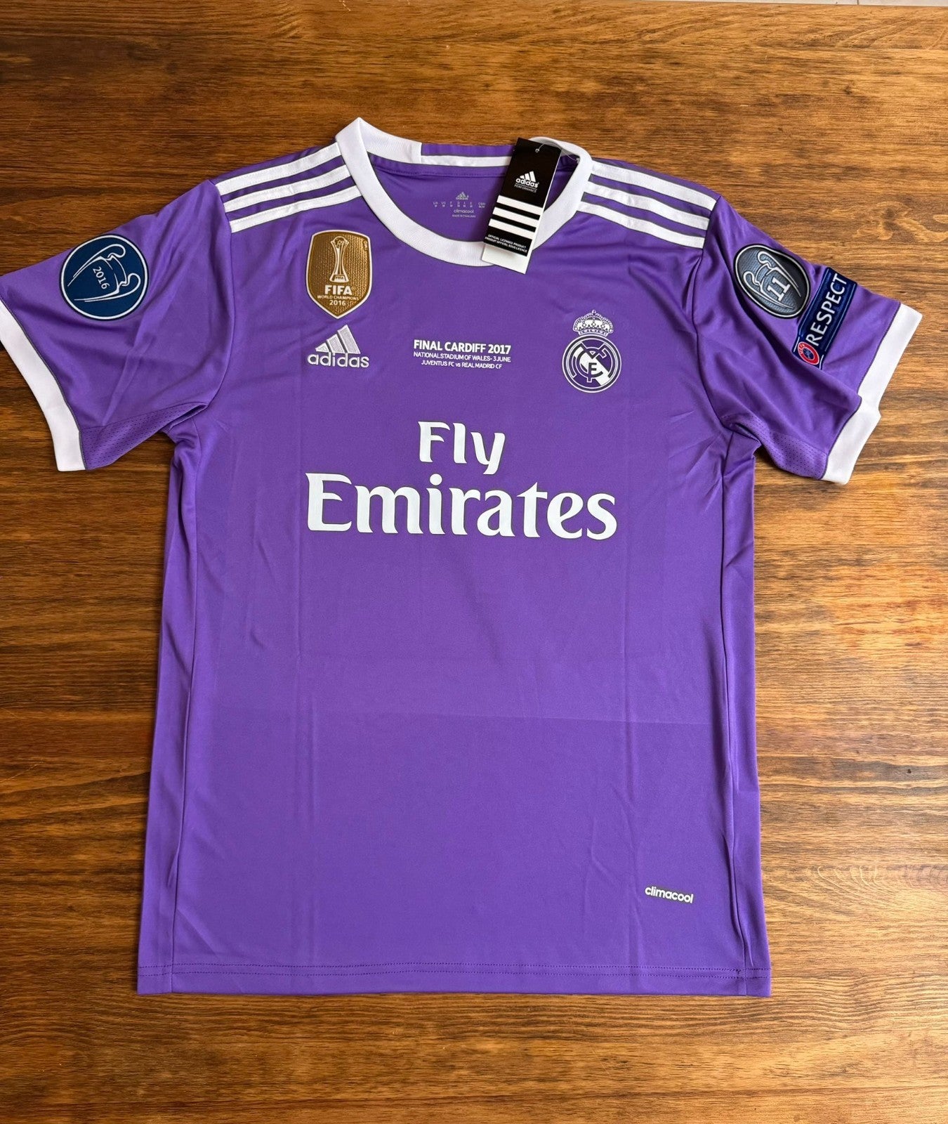 Retro Real Madrid Jersey Champions League Final 2017 – Ronaldo Shirt UCL