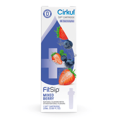 (2 Pack)  Fitsip Mixed Berry Flavor Cartridge, Drink Mix, 1-Pack