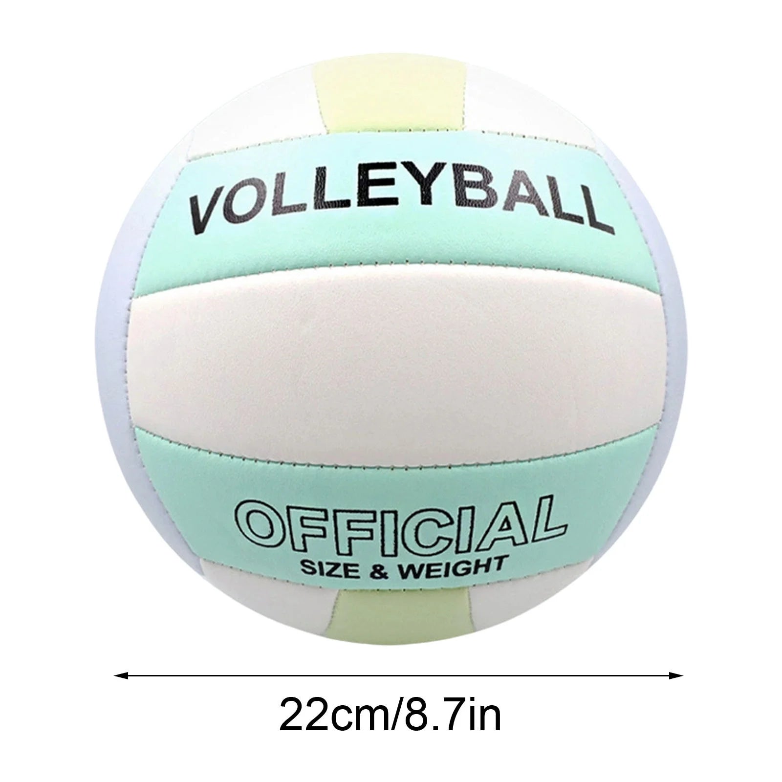 Volleyball, Super Soft Volleyball Beach Volleyball Official Size 5 for Outdoor, Indoor, Pool, Gym, Training Premium Volleyball Equipment Durability Stability Sports Ball