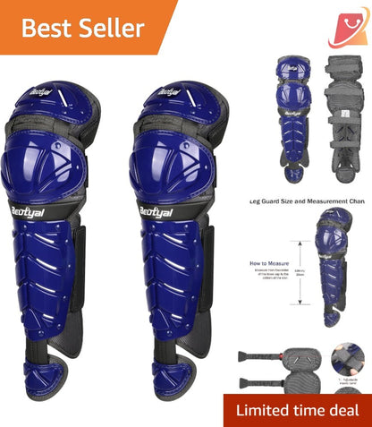 Baseball Catcher Leg Guards Youth Adult Polypropylene Shin Safety Equipment