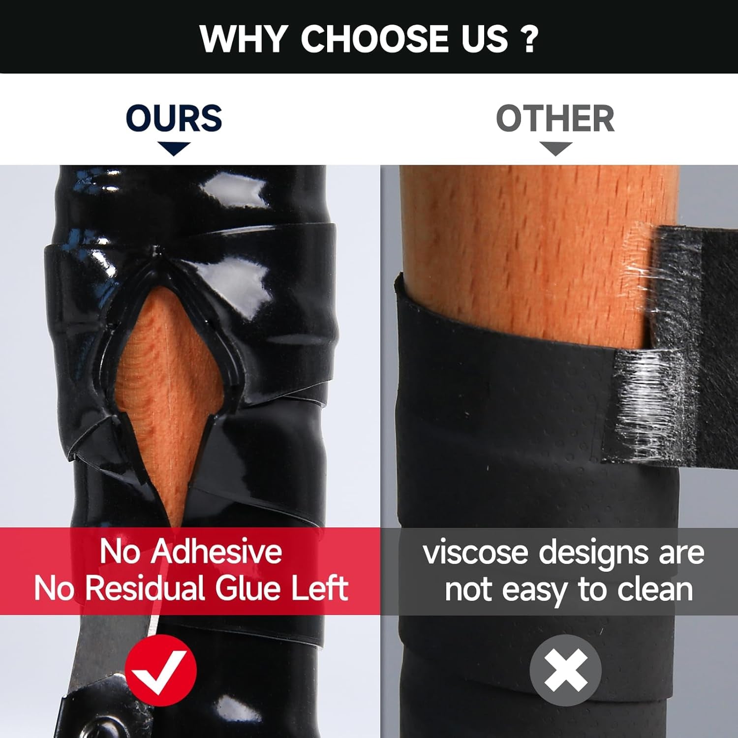 Baseball Bat Grip Tape, 1.1Mm 2 Rolls - Multi Sport Handle Tape for Golf Tennis