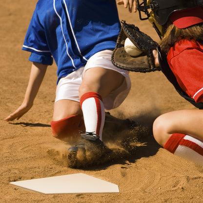 Throw down Baseball Base Set, White Rubber, 3 Lb