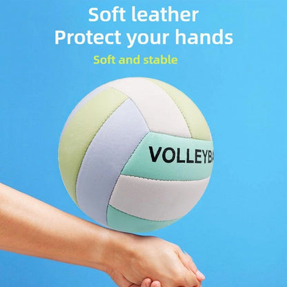 Volleyball, Super Soft Volleyball Beach Volleyball Official Size 5 for Outdoor, Indoor, Pool, Gym, Training Premium Volleyball Equipment Durability Stability Sports Ball