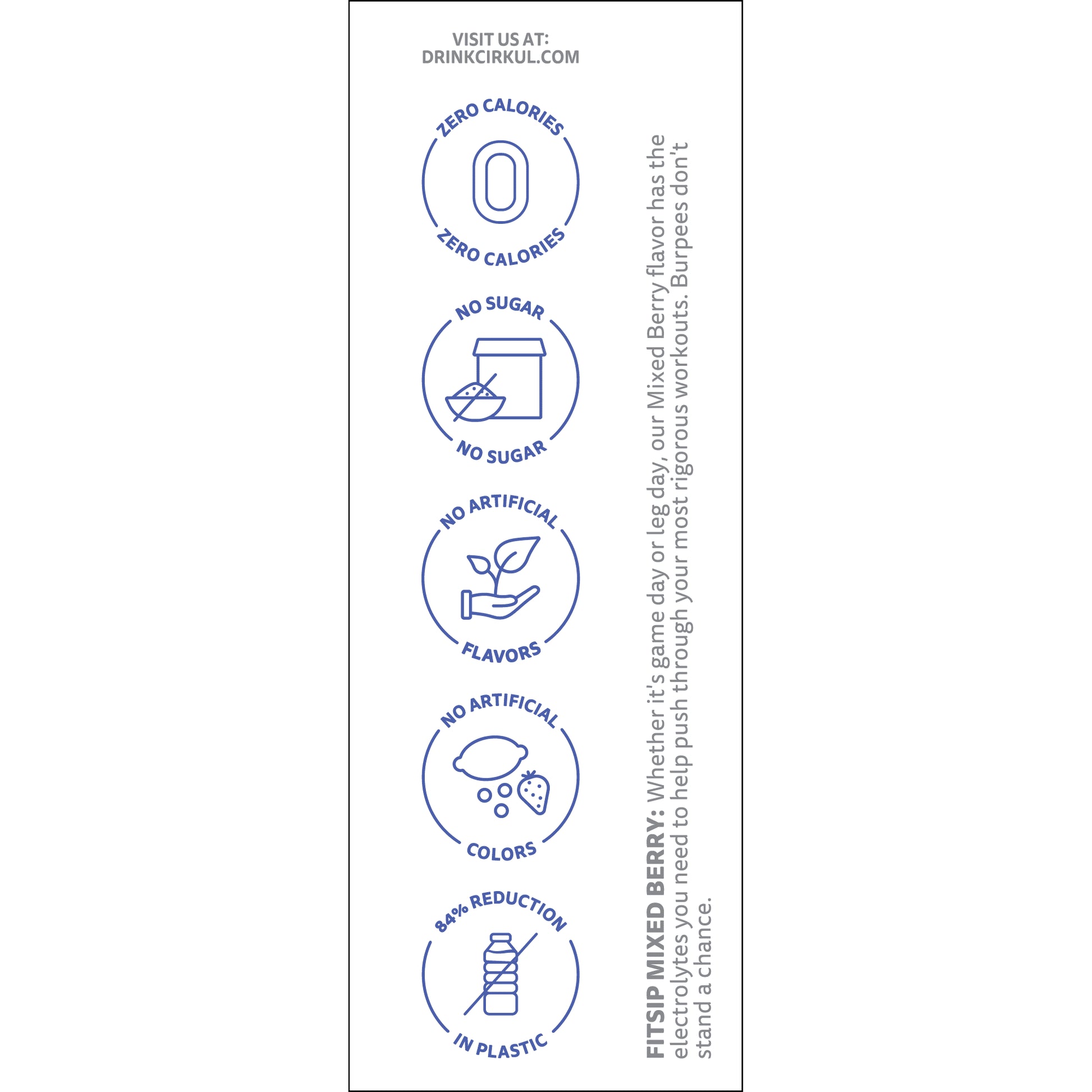 (2 Pack)  Fitsip Mixed Berry Flavor Cartridge, Drink Mix, 1-Pack