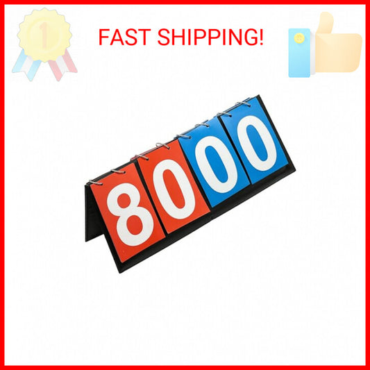 Table Top Scoreboard, Score Keeper Flipper Scoreboard for Basketball Tennis Badm