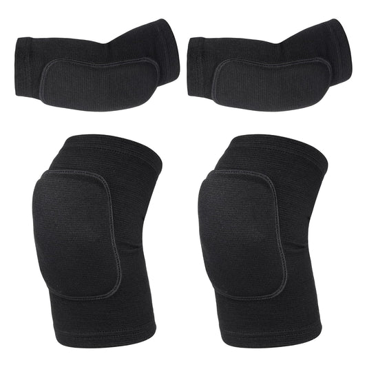 Volleyball Knee Pads and Volleyball Arm Pads Set for Kids Youth Volleyball Yoga