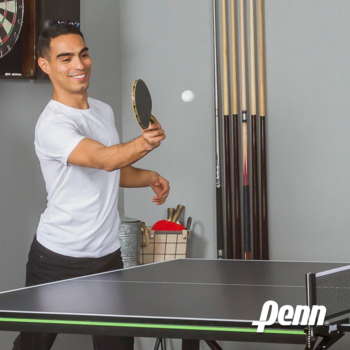 40Mm 1-Star White Table Tennis Balls; Box of 6 Official Tournament Size Ping Pong Balls