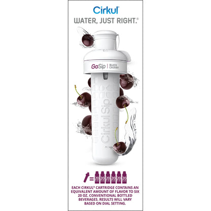 Gosip Black Cherry Flavor Cartridge, Drink Mix, 1-Pack