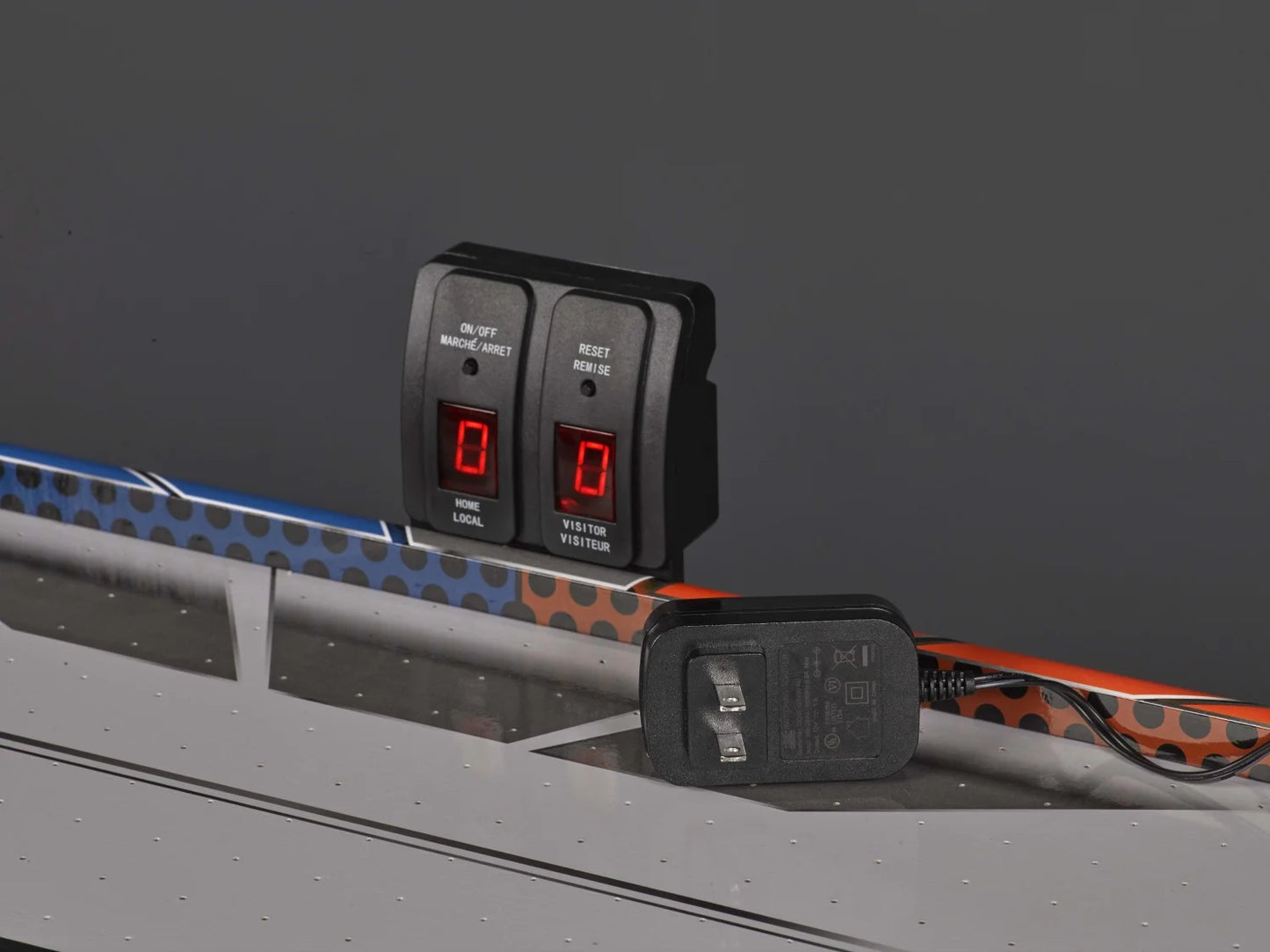 Air Hockey Table with Two Led Pushers and LED Puck, 54 In