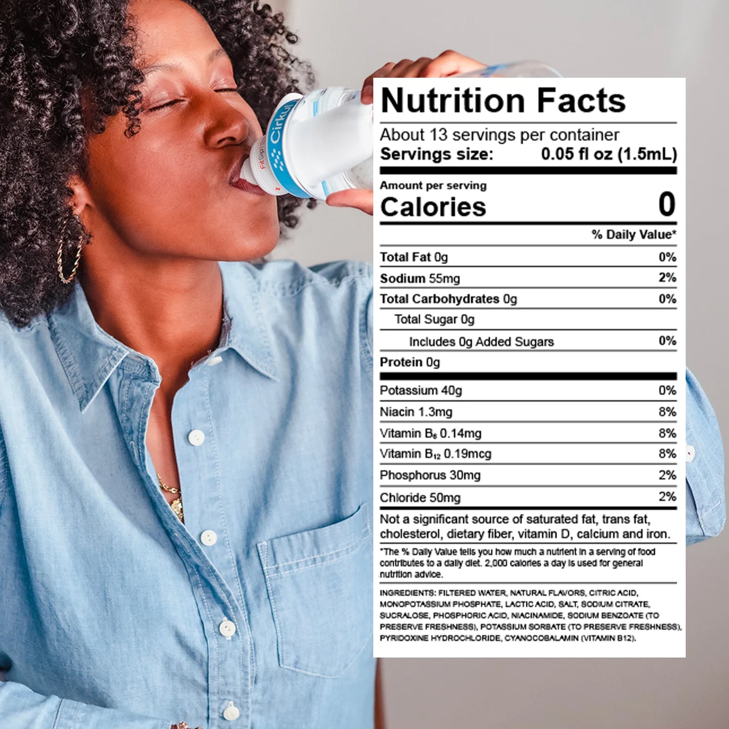 (2 Pack)  Fitsip Mixed Berry Flavor Cartridge, Drink Mix, 1-Pack