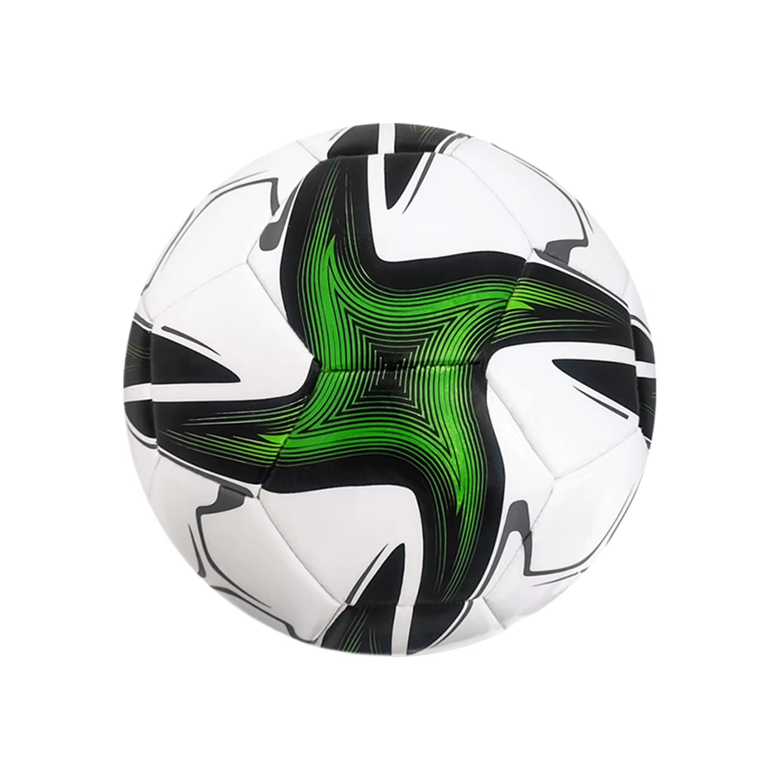 League Match Soccer Ball with Machine Stitched Panels Soft PVC Cover for Smooth Handling Football