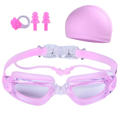 Adult Swimming Goggles Swimming Goggles Waterproof Fog-Proof High-Definition Swimming Goggles Swimming Equipment Cap Suit
