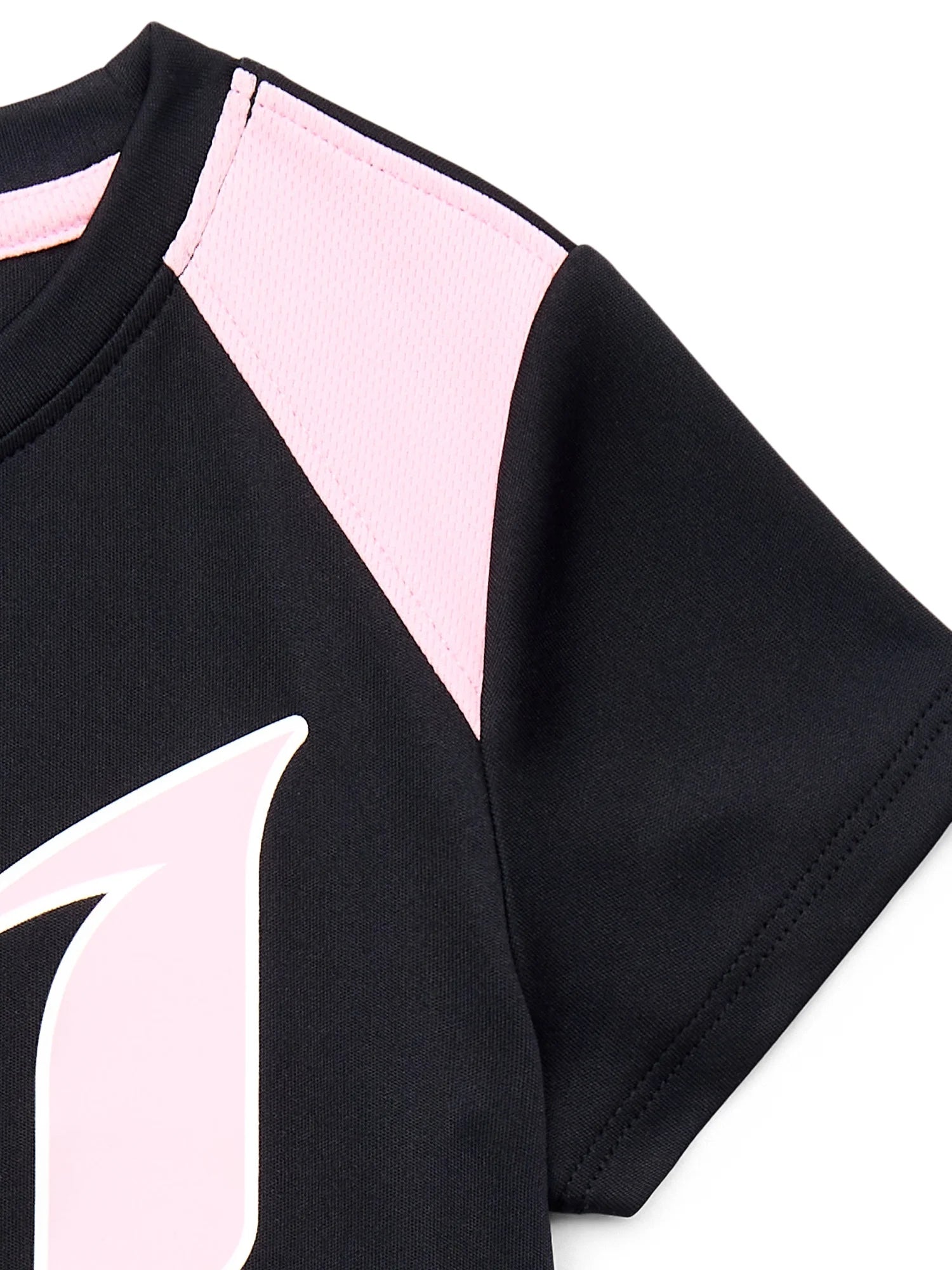 Girls Athletic Lifestyle Jersey with Short Sleeves, Sizes 4-16