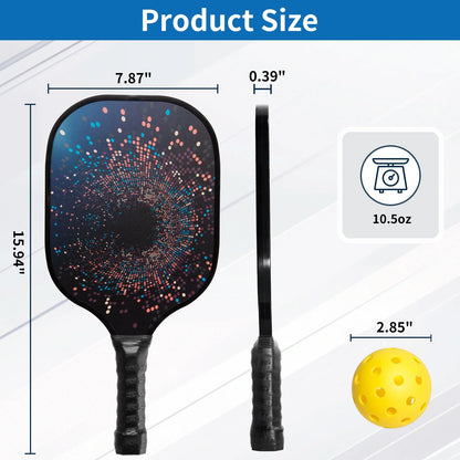 22FT Portable Pickleball Net Set 4 Wood Pickleball Paddles and 6 Outdoor Pickleball Balls for Outdoor Indoor Driveway Backyard for Adults Beginners