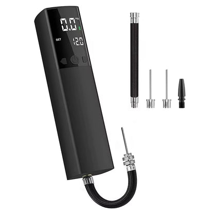 12PSI Rechargeable Portable Intelligent Electric Ball Pump for Football Basketball Air Pump Cordless Compressor Digital Air Pump