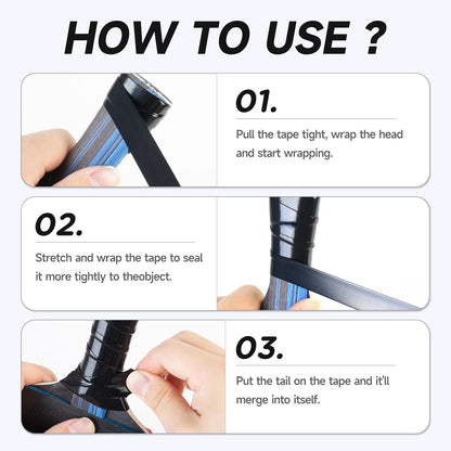 Baseball Bat Grip Tape, 1.1Mm 2 Rolls - Multi Sport Handle Tape for Golf Tennis