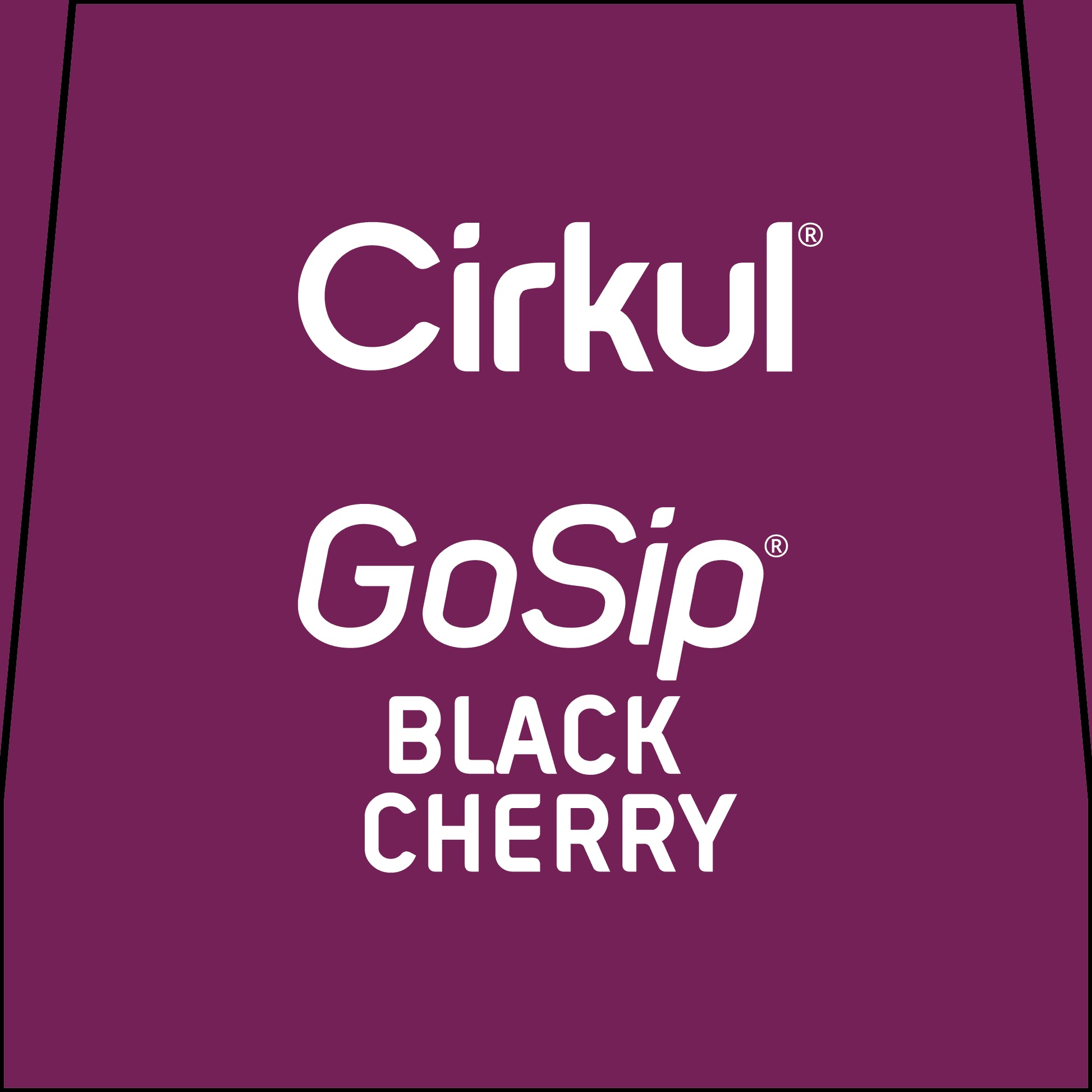 Gosip Black Cherry Flavor Cartridge, Drink Mix, 1-Pack