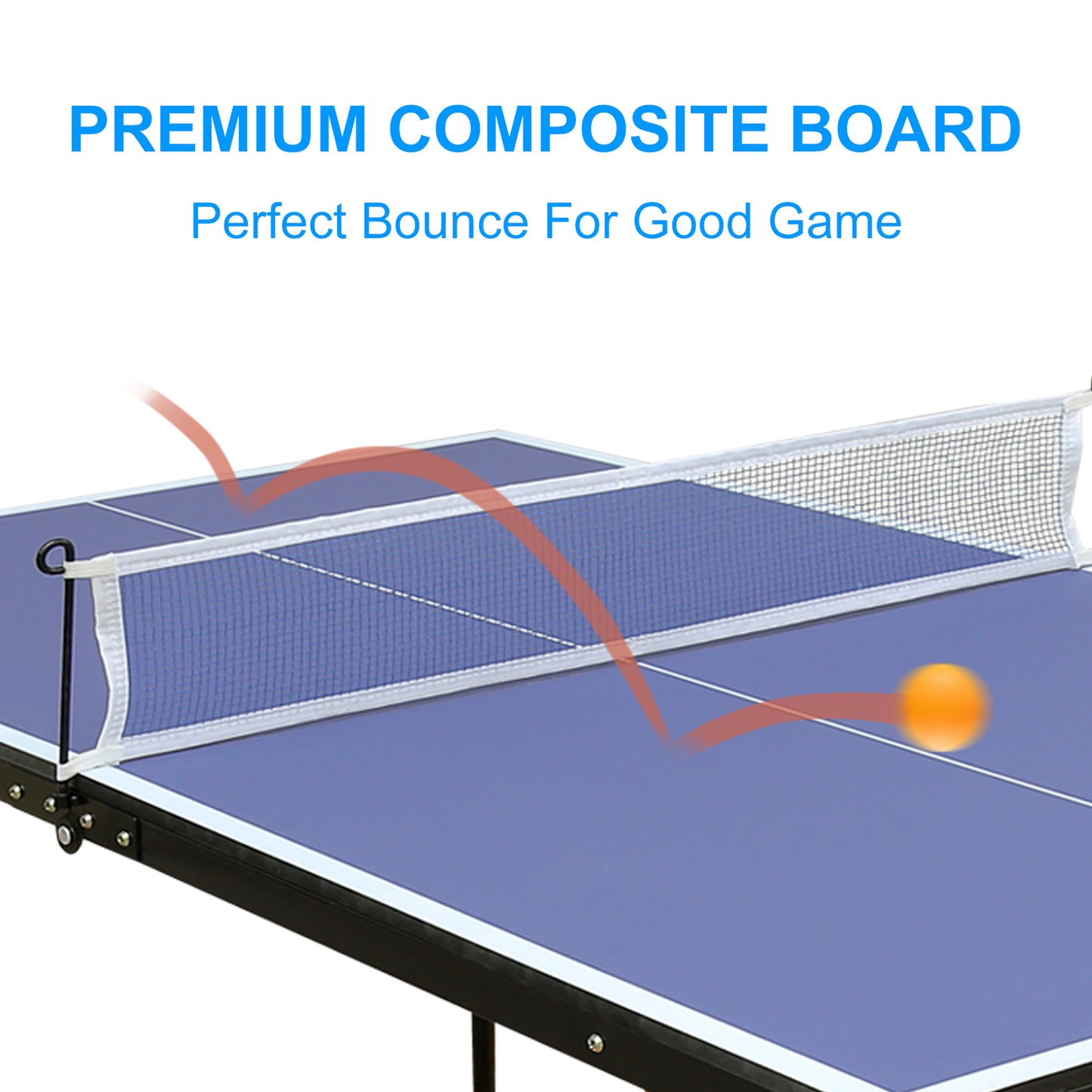 Table Tennis Table Folding Portable Table Tennis Table Set