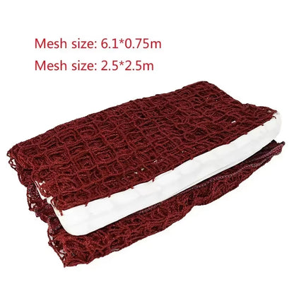 6.1Mx0.75M Professional Simple, Portable and Foldable Sport Training Standard Badminton Net Outdoor Tennis Net Volleyball Net