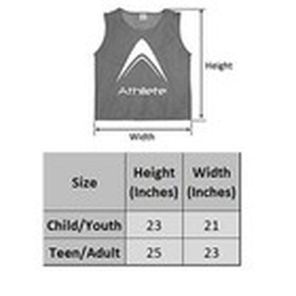 LITEMESH Pinnies Scrimmage Vests Team Practice Jersey for Teen & Adult (12 Je...