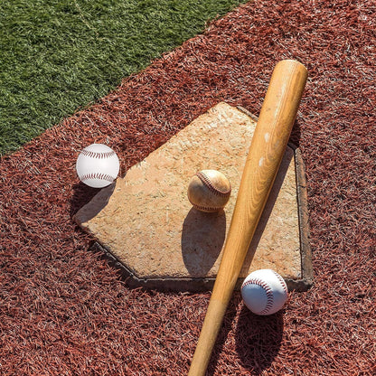 2 Pack Blank Baseballs Solid Cork Core, 9 Inch Baseball Balls Unmarked Autograph