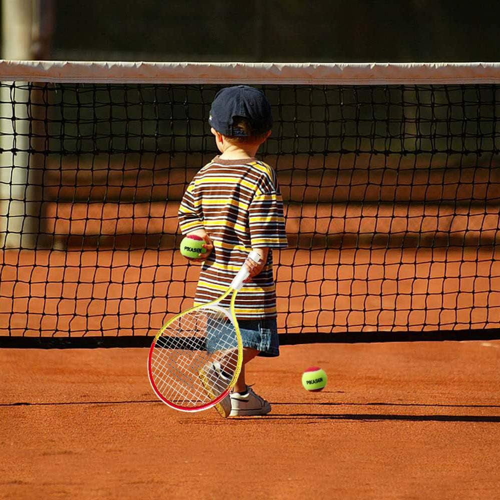 17" Kids Tennis Racket Best Starter Kit for Kids Age 4 and under with Shoulder Strap Bag and Mini Tennis Racket Toddler Tennis Raquet