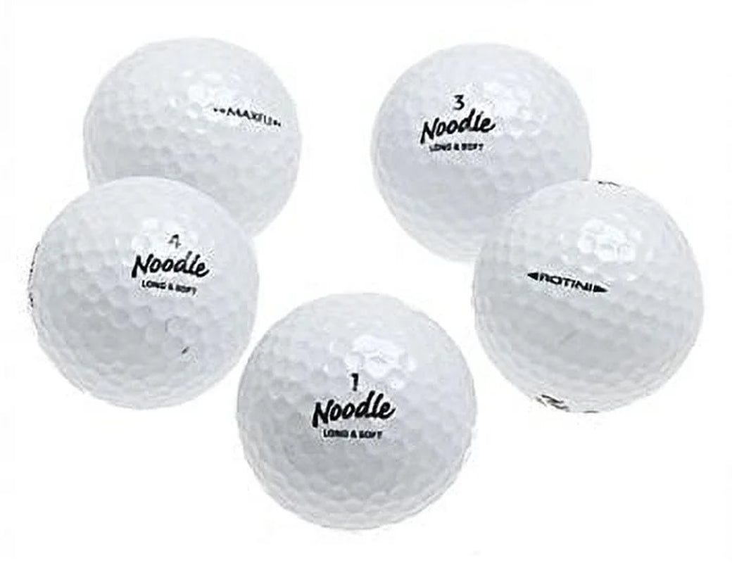 Noodle Mix Golf Balls, Mint Quality, 50 Golf Balls, by Hunter Golf