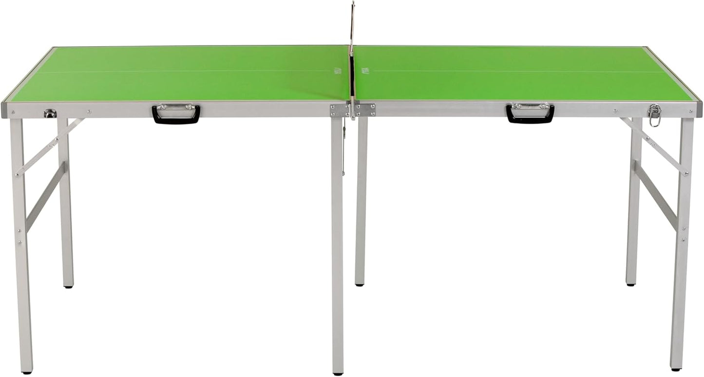 Space Saver - Compact Ping Pong Table - Separate Table Halves - Regulation Height - No Assembly Required