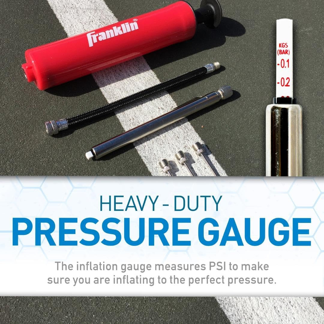 Ball Pump Kit -7.4" - Perfect for Basketballs, Soccer Balls and More - Complete